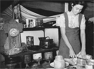 girl preparing food