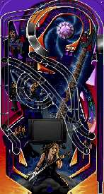 The Rock Makers playfield (Rock Fantasy) - Extreme Pinball