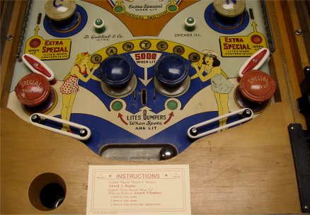 Lower playfield