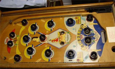 Stripped playfield