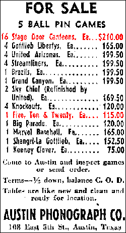 pre-war SDC ad